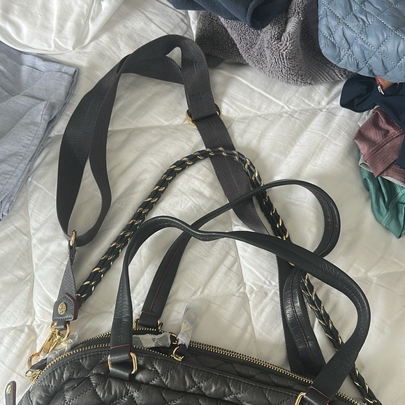 Mz Wallace Crosby dark gray red piping - Picture 2 of 8